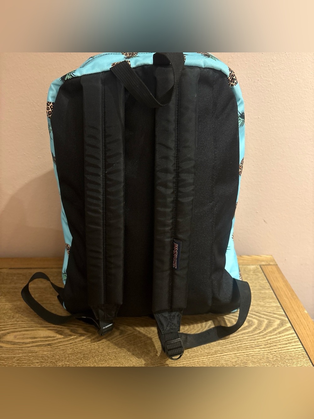 Jansport Backpack Crosstown Leopard Pineapple Student Travel - Picture 3 of 7